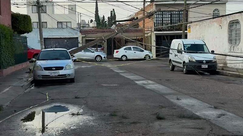ARBOL CAÍDO-POSTES-LLUVIA